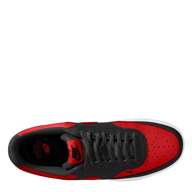 Black/Uni Red - Nike - Court Vision Low Trainers Mens