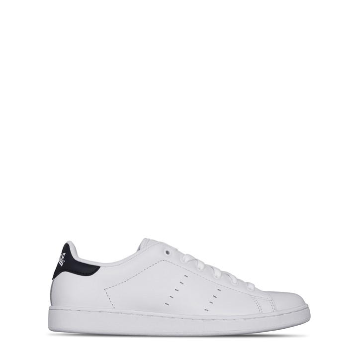 Lonsdale Men's White Leyton Leather Trainers in Size 8.5, Sports Direct