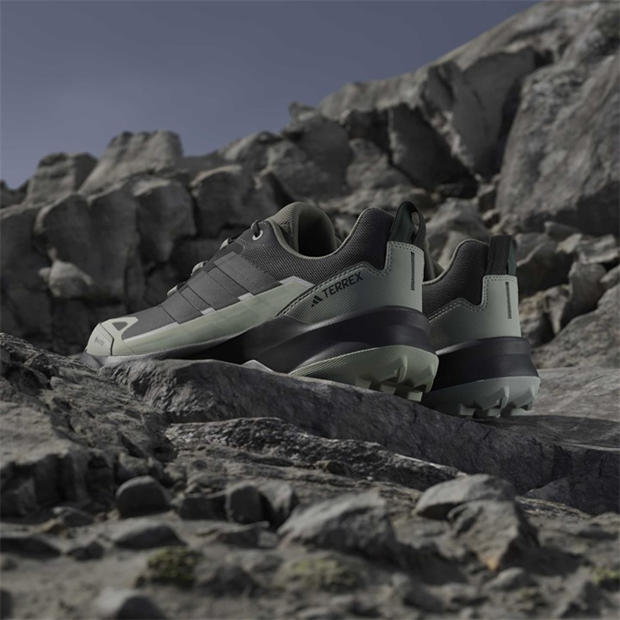 Carbon/Green - adidas - TERREX Skychaser AX5 GORE-TEX Hiking Shoes Mens