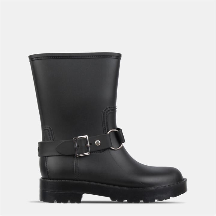 Gelert Women's Black Buckle Welly Ld64 in Size 6, Sports Direct