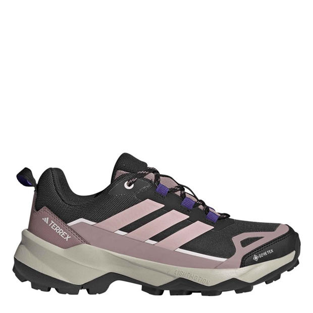 Black/Lilac - adidas - Terrex Skychaser AX5 GORE-TEX Hiking Shoes Womens