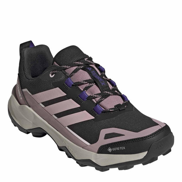 Black/Lilac - adidas - Terrex Skychaser AX5 GORE-TEX Hiking Shoes Womens