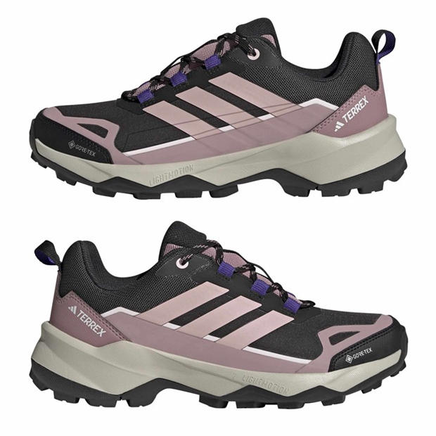 Black/Lilac - adidas - Terrex Skychaser AX5 GORE-TEX Hiking Shoes Womens