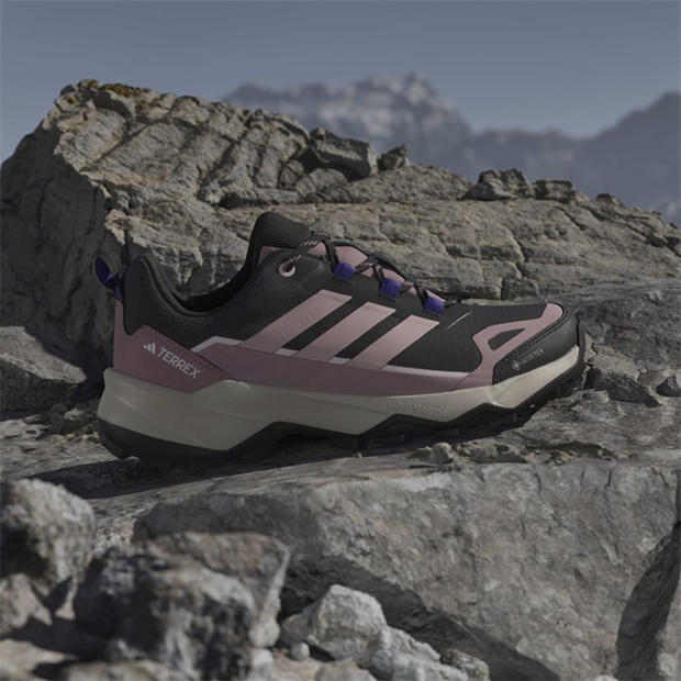 Black/Lilac - adidas - Terrex Skychaser AX5 GORE-TEX Hiking Shoes Womens