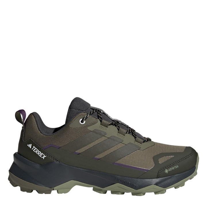 Adidas Women's Green Terrex Skychaser Ax5 Gore-Tex Hiking Shoes Size 7