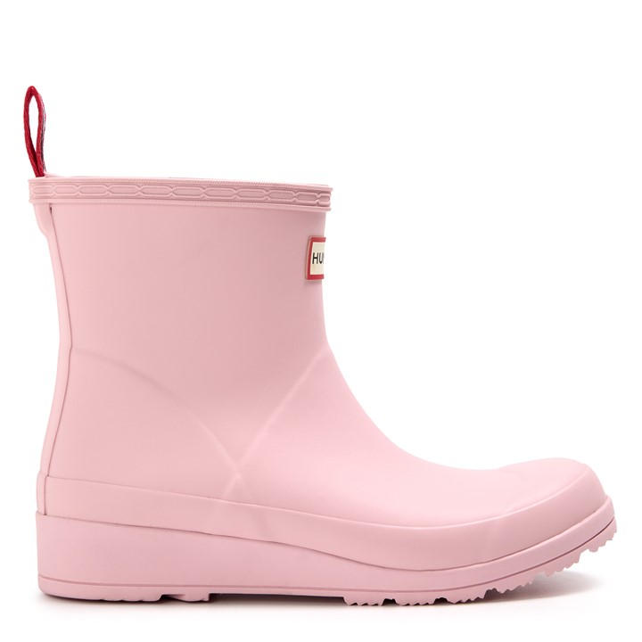 Hunter Women's Pink Play Short Wellington Boots in Size 7, Sports Direct
