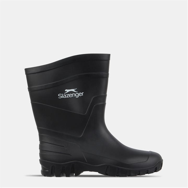 Slazenger Men's Black Half Wellies in Size 8, Sports Direct