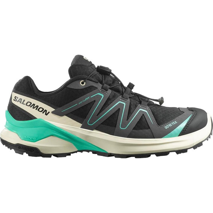 Salomon Women's Black Examotion Gtx Hiking Shoes in Size 4, Sports Direct