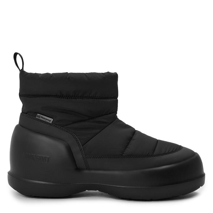Moon Boot Men's Black Mezzaluna Snow Boots in Size 8, Sports Direct