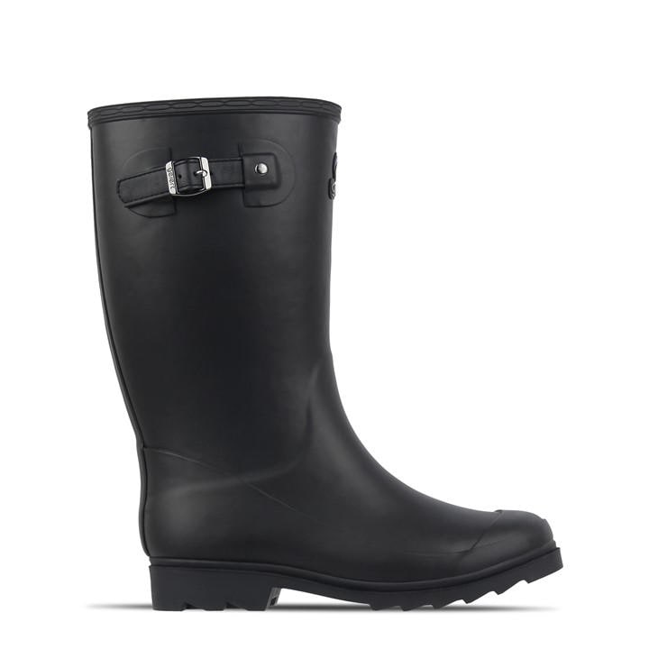 Gelert Women's Black Fur Lined Welly Boot in Size 5, Sports Direct