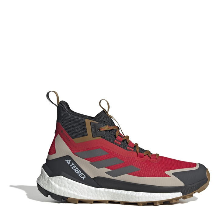 Adidas Men's Red Terrex Free Hiker 2.0 Gore-Tex Hiking Shoes