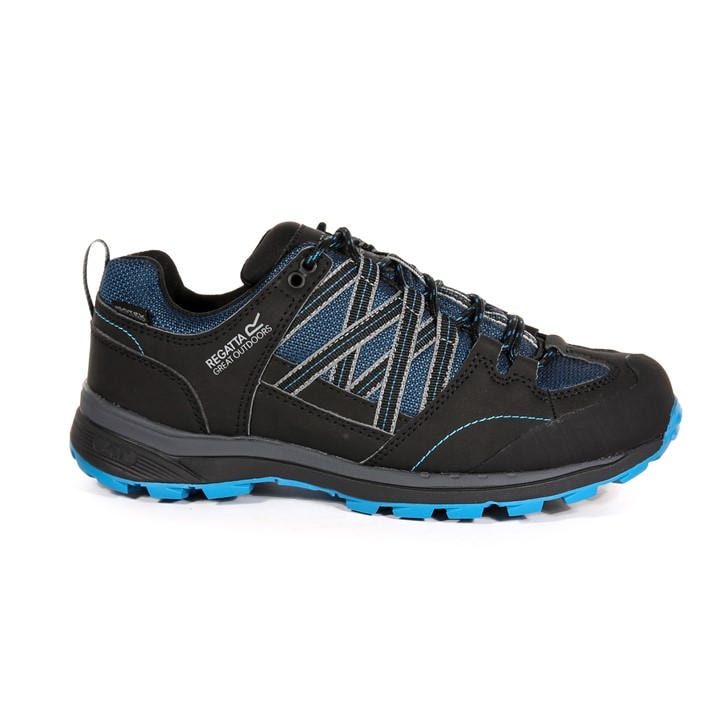 Regatta Women's Black Samaris Waterproof Walking Shoes in Size 7, Sports Direct