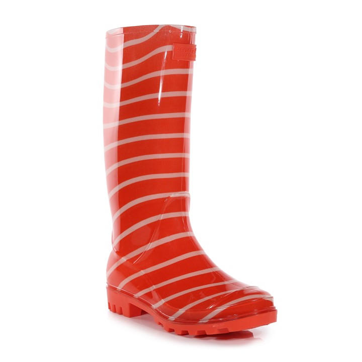 Regatta Women's Red Wenlock Wellingtons in Size 4, Sports Direct