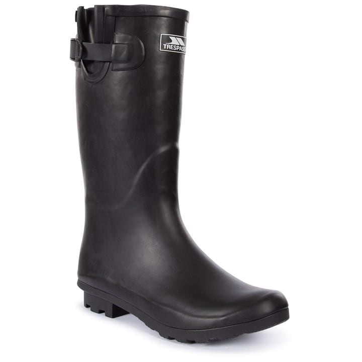 Trespass Women's Black Damon Welly in Size 6, Sports Direct
