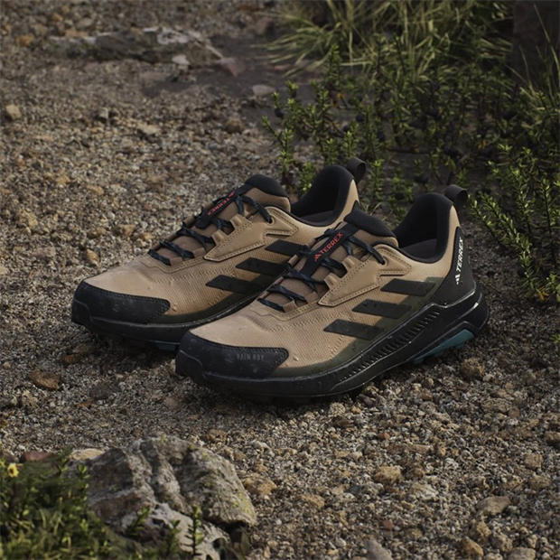 Cardboard/Black - adidas - Terrex Anylander Rain.Rdy Hiking Shoes Mens