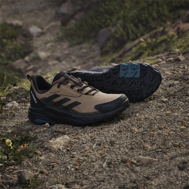 Cardboard/Black - adidas - Terrex Anylander Rain.Rdy Hiking Shoes Mens