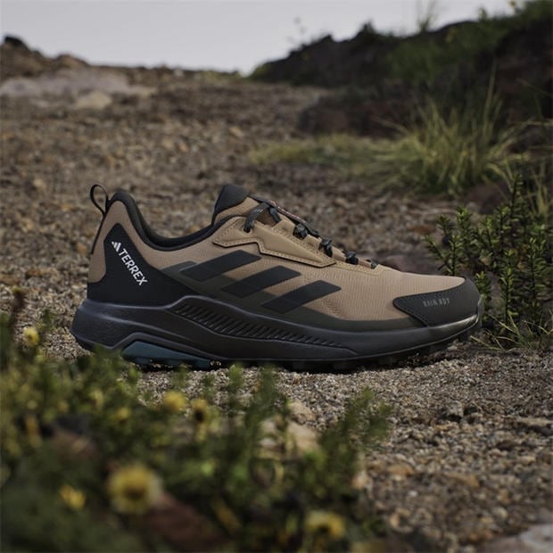 Cardboard/Black - adidas - Terrex Anylander Rain.Rdy Hiking Shoes Mens
