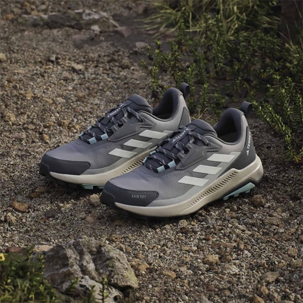 Grey - adidas - Terrex Anylander RAIN.RDY Hiking Shoes Womens