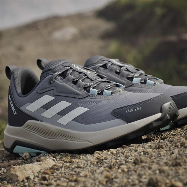 Grey - adidas - Terrex Anylander RAIN.RDY Hiking Shoes Womens
