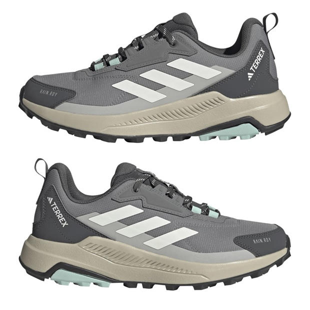 Grey - adidas - Terrex Anylander RAIN.RDY Hiking Shoes Womens
