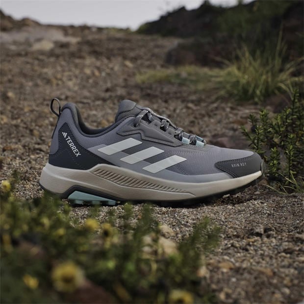 Grey - adidas - Terrex Anylander RAIN.RDY Hiking Shoes Womens