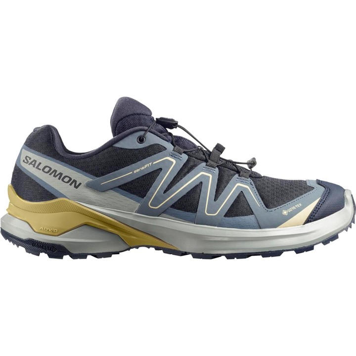 Salomon Men's Blue Examotion Gtx Trail Running Shoe in Size 7, Sports Direct