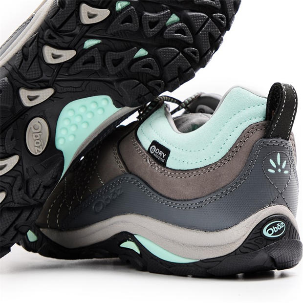 Charcoal/Beach - Oboz - Women's Waterproof Hiking Shoes