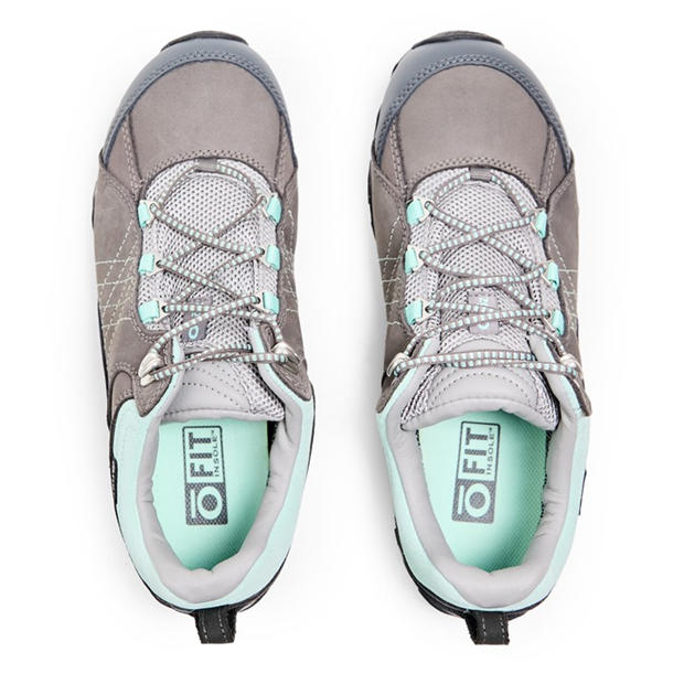 Charcoal/Beach - Oboz - Women's Waterproof Hiking Shoes