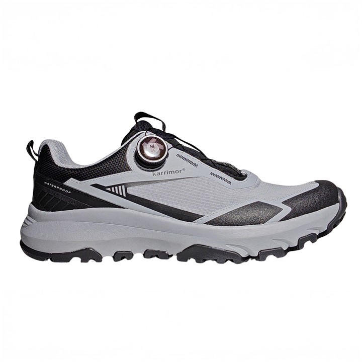 Karrimor Men's Black Waterproof Hiking Shoes in Size 9, Sports Direct