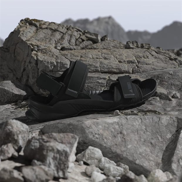 Black - adidas - Terrex Hydroterra Sandals Mens