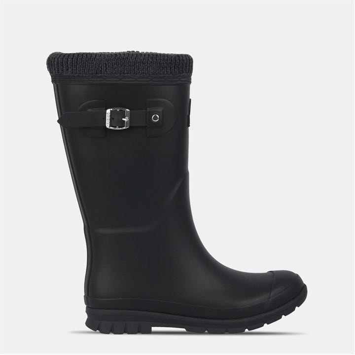 Gelert Women's Black Sock Welly in Size 7, Sports Direct