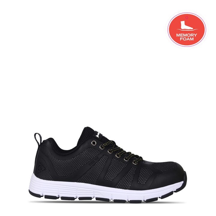 Dunlop Men's Black Reno Steel Toe Cap Shoes in Size 6, Sports Direct