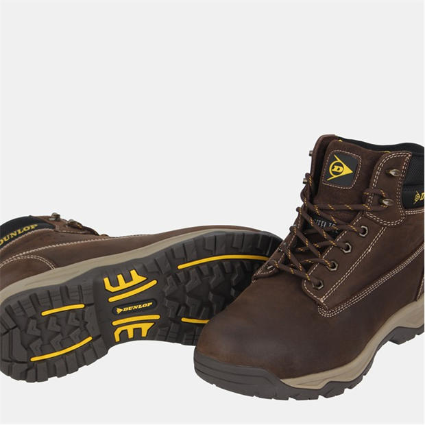 Brązowy - Dunlop - OnSite Steel Toe Cap Boots Mens