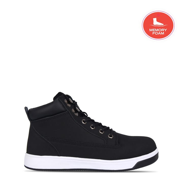 Dunlop Men's Black Nebraska Steel Toe Cap Boots in Size 8.5, Sports Direct