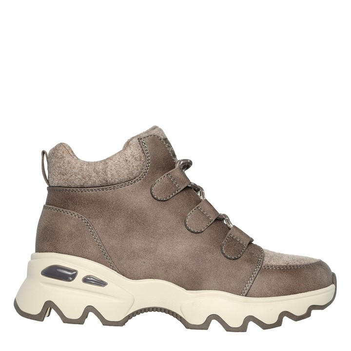Skechers Women's Beige Biglug Non Waterproof Walking Shoes in Size 4.5, Sports Direct