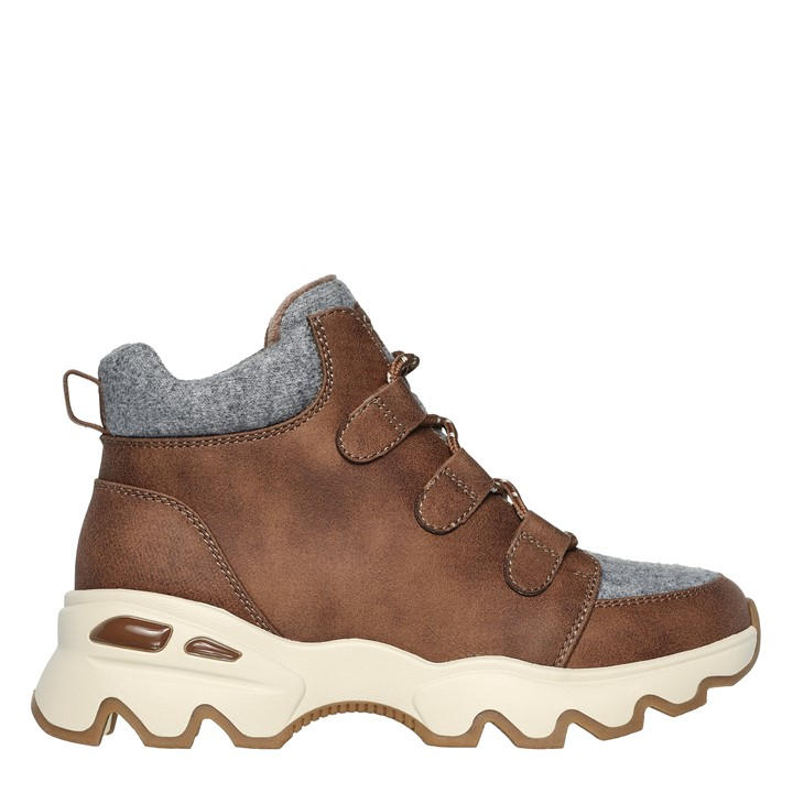 Skechers Women's Brown Biglug Non Waterproof Walking Shoes in Size 4.5, Sports Direct