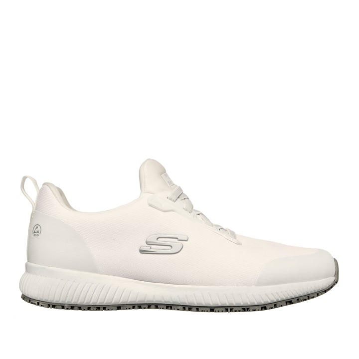 Skechers Men's White Slip On Athletic W Resistant Non Shoes in Size 9, Sports Direct
