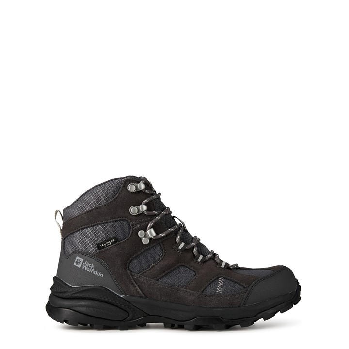 Jack Wolfskin Men's Black Waterproof Hiking Boots in Size 9.5, Sports Direct