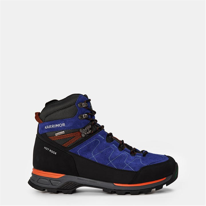 Karrimor Men's Blue Hot Rock Waterproof Walking Boots in Size 6, Sports Direct