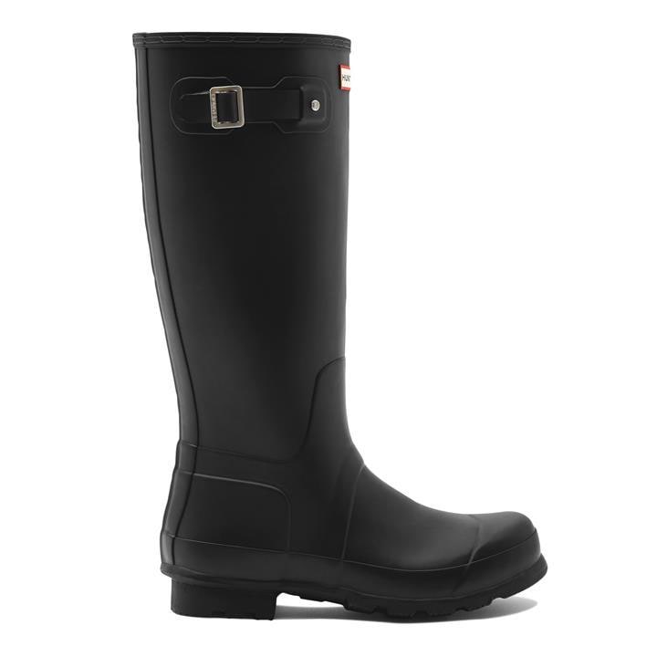 Hunter Men's Black Original Tall Wellies in Size 7, Sports Direct