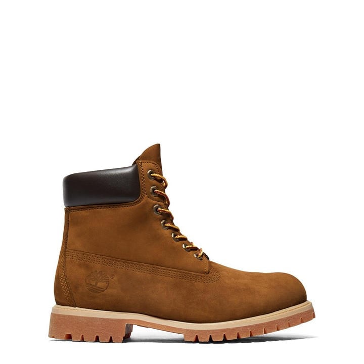 Timberland Men's Brown Premium 6-Inch Hiker Boots in Size 7.5, Sports Direct