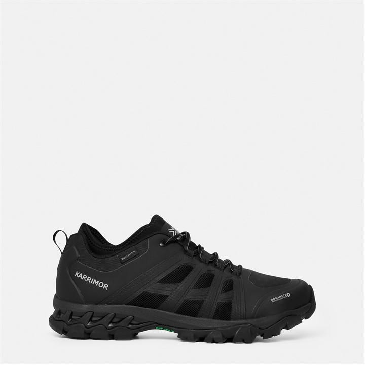 Karrimor Men's Black Dominator Waterproof Walking Shoes in Size 10, Sports Direct
