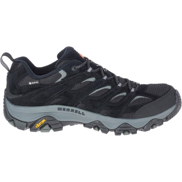 Black/Grey - Merrell - Moab 3 GTX Hiking Shoes Mens