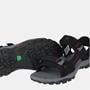 Black/Red/Char - Karrimor - Antibes Leather Mens Walking Sandals