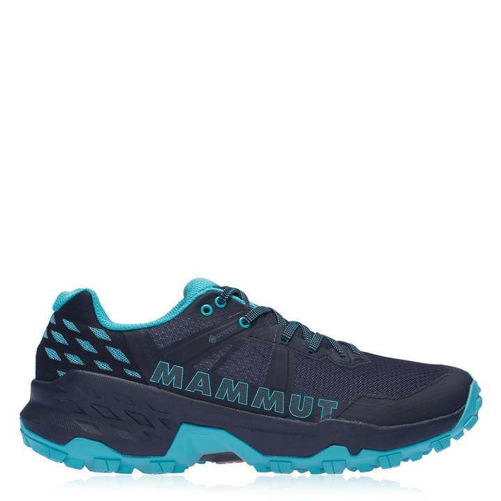 Mammut Women's Blue Sertig Waterproof Trekking Shoes in Size 6.5, Sports Direct