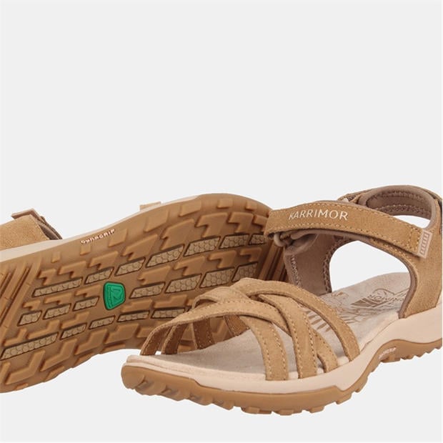 Tan - Karrimor - Salina Leather Walking Sandals Womens