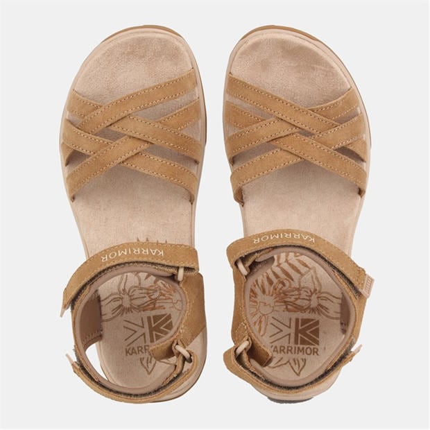 Tan - Karrimor - Salina Leather Walking Sandals Womens
