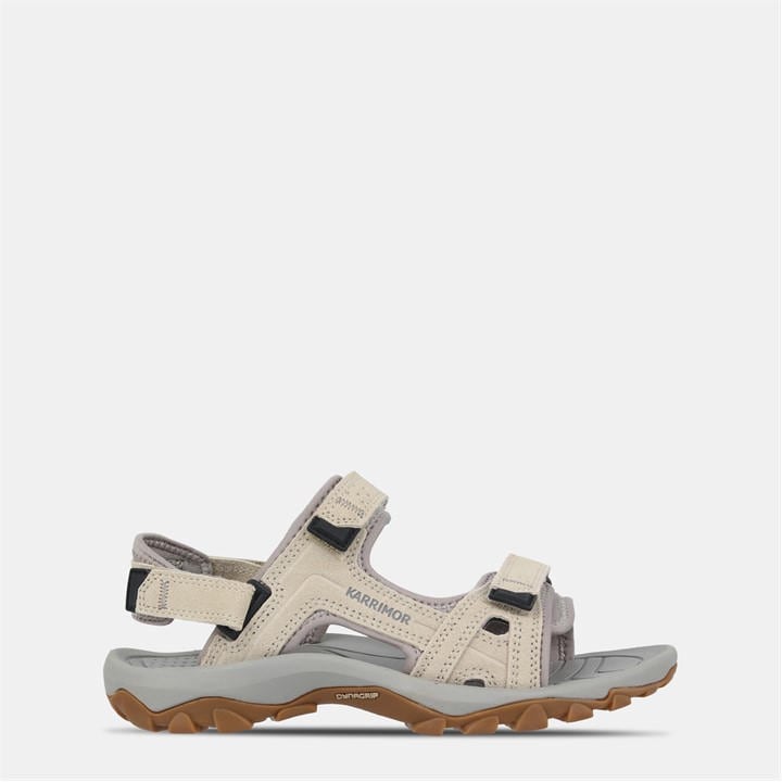 Karrimor Women's Beige Antibes Leather Walking Sandals in Size 8, Sports Direct