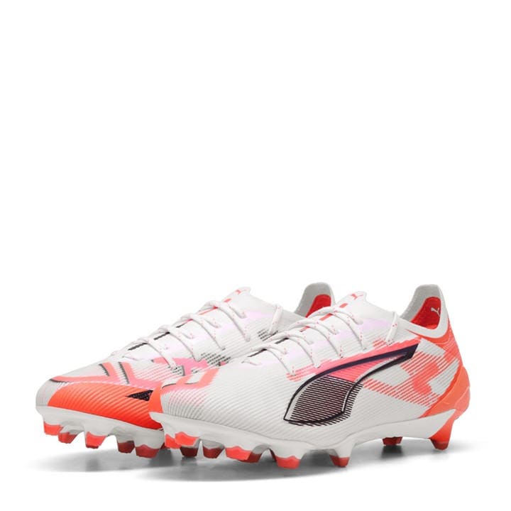 Puma Women's White Ultra 5 Ultimate Firm Ground Football Boots in Size 5.5, Sports Direct