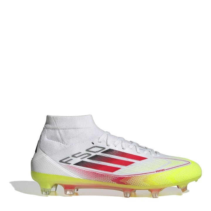 Adidas Women's White F50 Pro Mid-Cut Firm Ground Football Boots in Size 11, Sports Direct